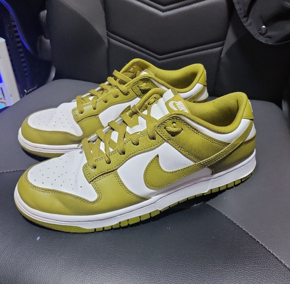 Nike Other - Nike Olive and White Low-Top Sneakers